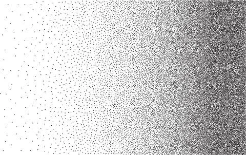 Dotwork gradient pattern vector background Stockillustratie