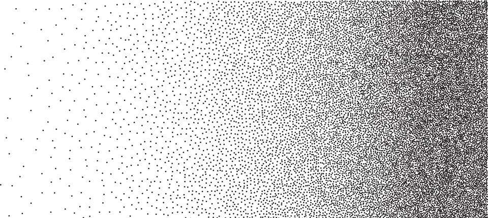 Dotwork gradient pattern vector background Illustrazione stock