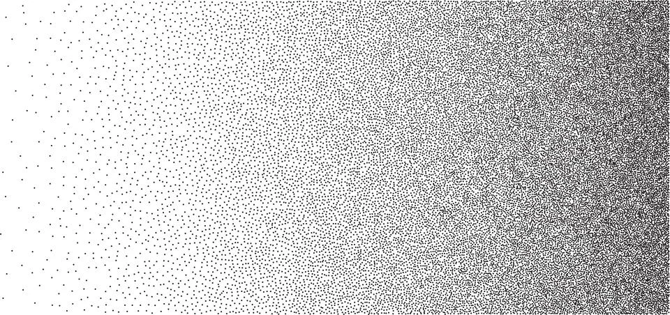 Dotwork gradient pattern vector background Stock Illustration