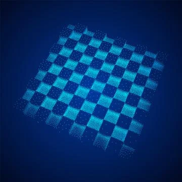 Dotwork Halftone low poly style geometrical boxes イラスト素材