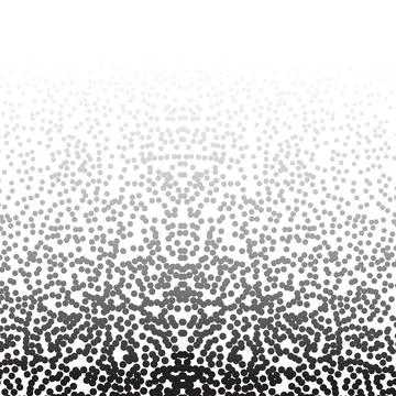 Dotwork noise gradient vector background. Black noise stipple dots. Sand grain Stockillustratie