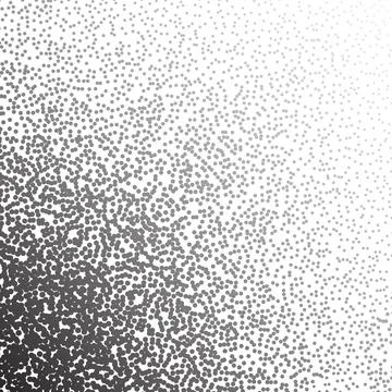 Dotwork noise gradient vector background. Black noise stipple dots. Sand grain Stockillustratie