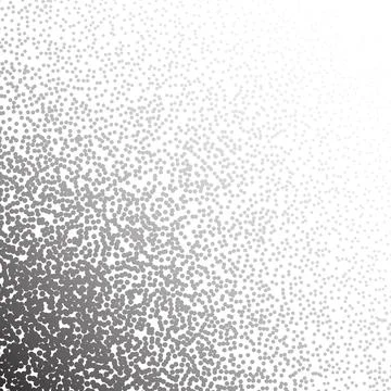 Dotwork noise gradient vector background. Black noise stipple dots. Sand grain 스톡 일러스트