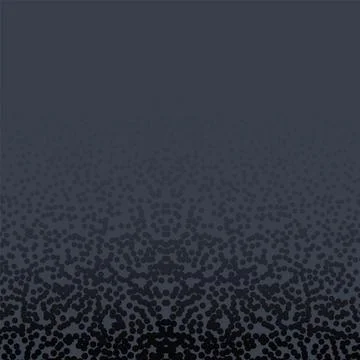 Dotwork noise gradient vector background. Black noise stipple dots. Sand grain Illustrazione stock