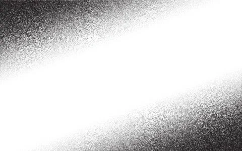 Dotwork pattern background. Black noise stipple dots. Dotted vector Stockillustratie