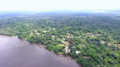 Douala bay Wouri river Vídeos de archivo 80944605