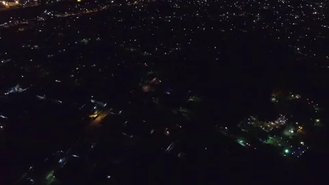 Douala by night Stock Footage 80900594