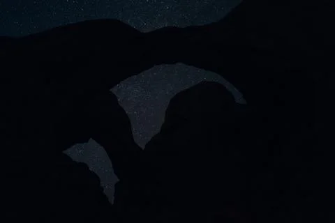 DOUBLE ARCH NIGHT Stock Photos