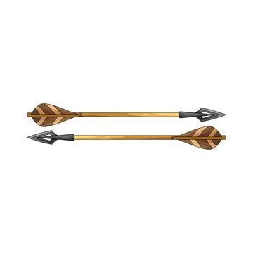 Double arrow illustration Stock Illustration