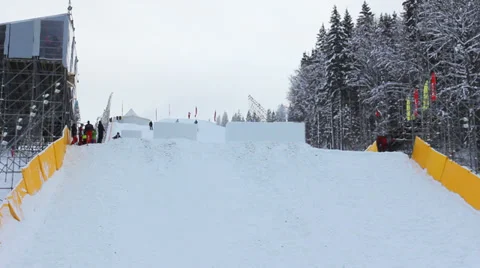 Double Backflips And Twists Good Stock Footage 39148832