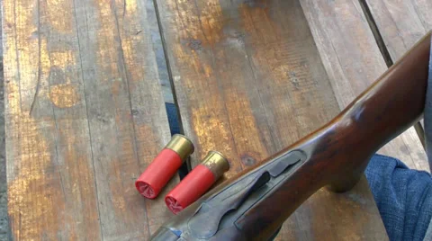 Double Barrel Stock Footage 35223313