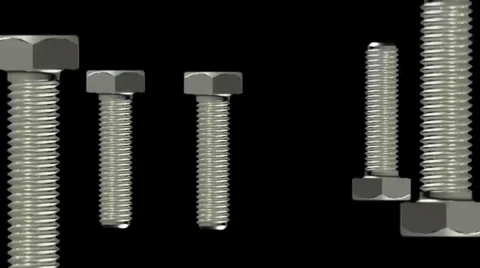Double Base Loop Screws Moving 720p 스톡 동영상 34903527