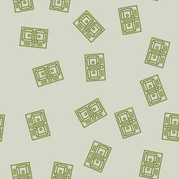 Double basin sink line vector seamless pattern イラスト素材