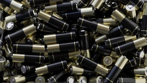 Double A Battery Type AA Animation Curtain Transition Effect Alpha Channel Stock Footage 329394257