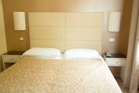 Double bed Stock Photos