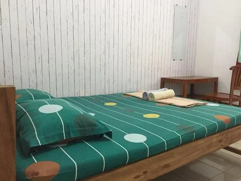 Double bed Stock Photos