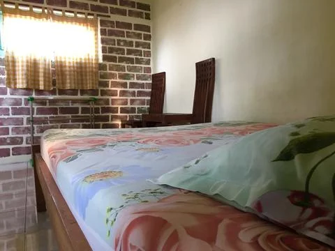 Double bed Stock Photos