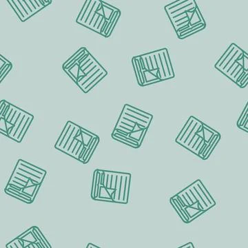 Double blanket sleeping bag line vector seamless pattern イラスト素材