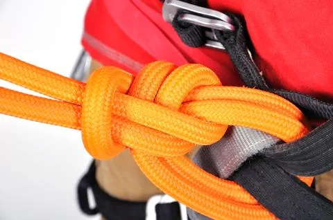 Double bowline knot Foto stock