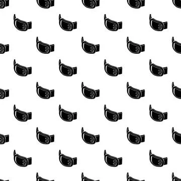Double buckle belt pattern seamless Ilustração Stock