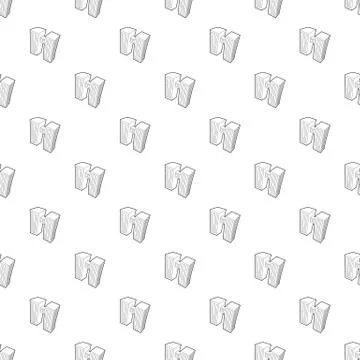 Double building pattern seamless Ilustración de archivo