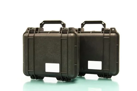 Double Case for protecting equipment Foto stock