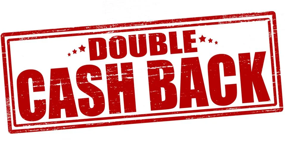 Double cash back Stock Illustration