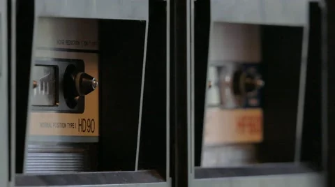 Double Cassette Deck Stock Footage 51356171