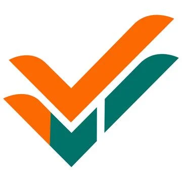 Double checkmark icon message read receipt vector イラスト素材