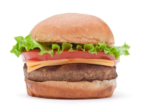 Double Cheese Burger Stock Photos