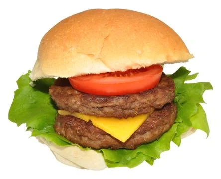 Double Cheeseburger Stock Photos