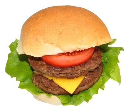 Double Cheeseburger Stock Photos
