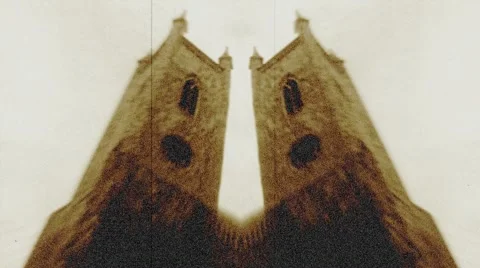 Double Clock Towers, Sepia Flickering Film Vidéo 5695211