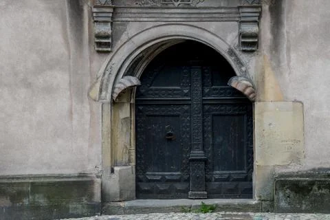 Double closed doors Stock Photos