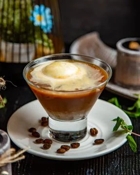 Double coffee on the table Stock Photos