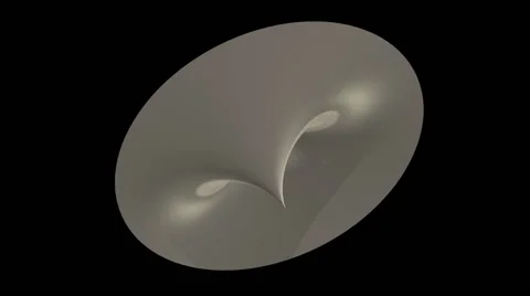 Double cone surface Stock-Footage 64804364