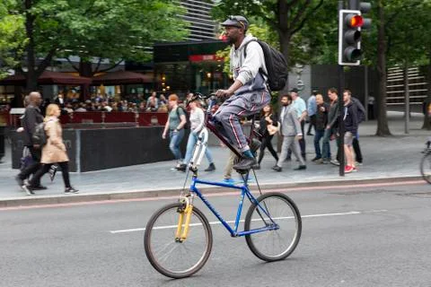 Double Decker Bicycle Foto stock