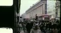 Double Decker Bus Downtown Central LONDON Street 1970s Vintage Film Home Movie HD видео футажи