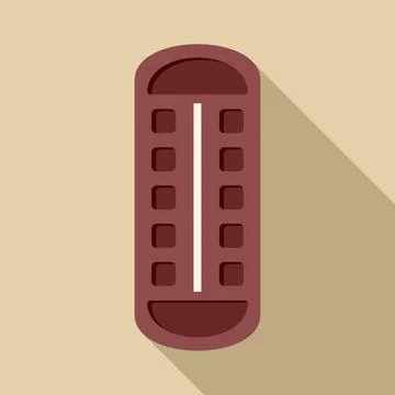 Double decker bus flat design city transport icon Stock Illustration