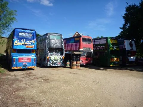 Double Decker Bus Foto stock