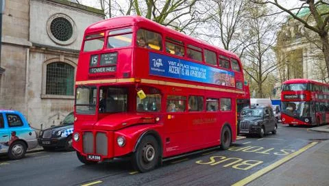Double decker Stock Photos