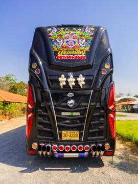 Double-decker Thai Bus Stock Photos