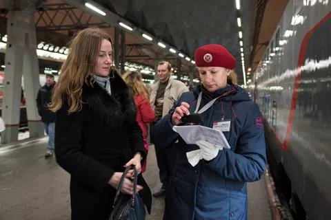 Double-decker train Stock Photos