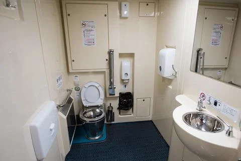 Double-decker train Stock Photos