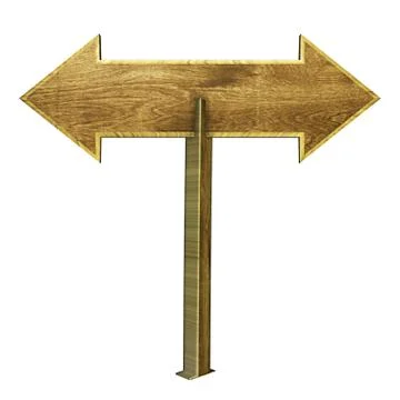 Double direction indicator Stock Illustration