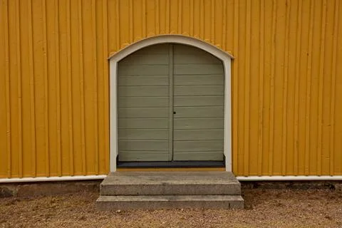 Double doors. Foto stock