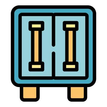 Double electric bread toaster warming up two slices of bread for breakfast イラスト素材