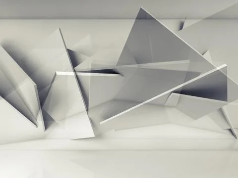 Double exposure 3d illustration, computer graphic Stock Illustration
