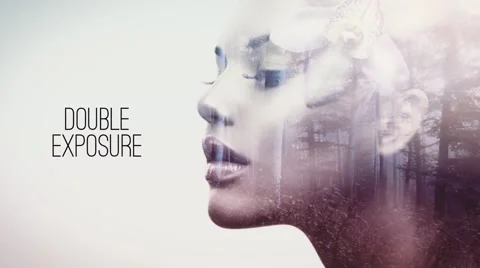 Double Exposure Parallax Titles Stock After Effects