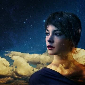 Double exposure Stock Photos